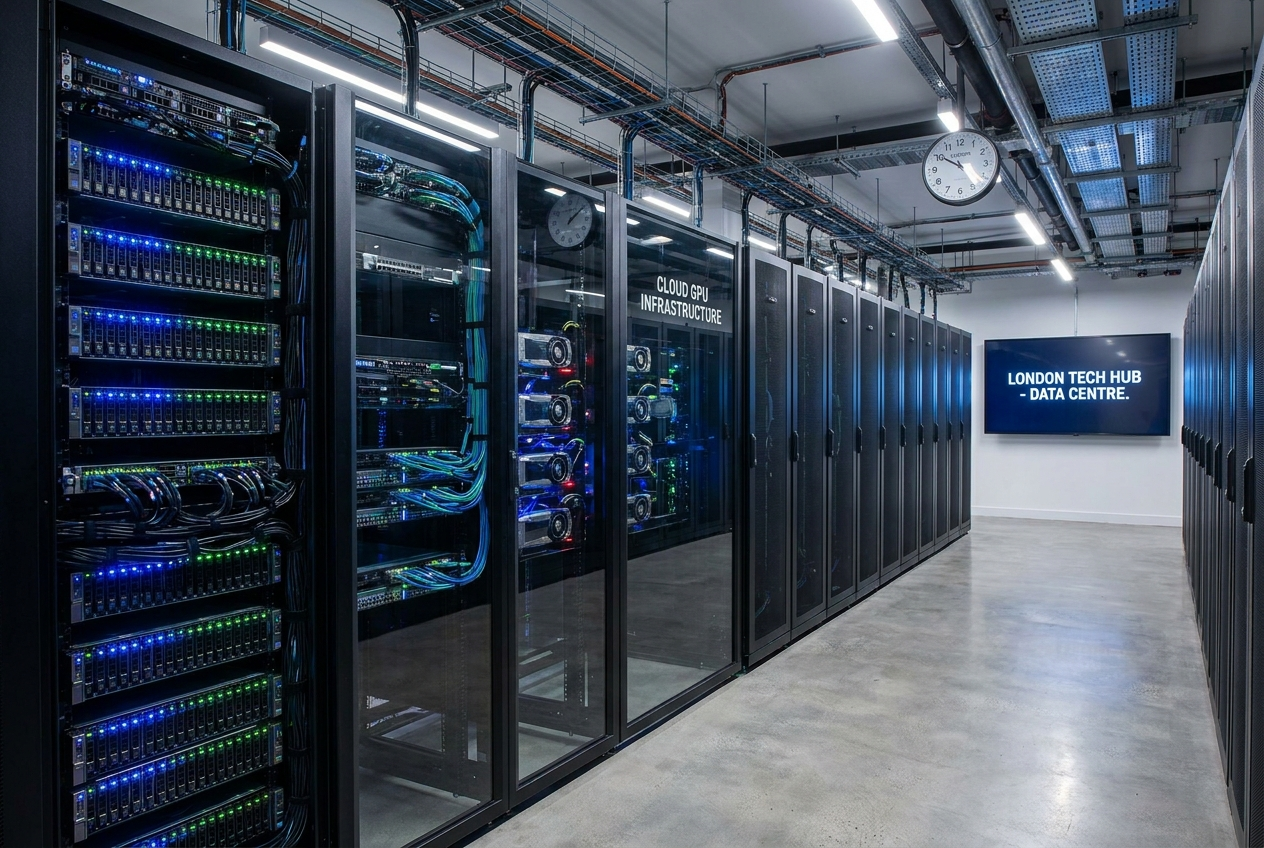 Data center Galaxy Tech - serveurs haute performance